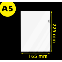 A5/透明塑料加厚单页夹封套/100个