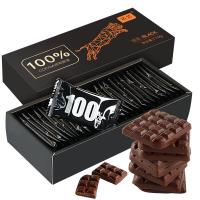 诺梵无糖纯黑巧克力纯可可特苦110g/盒