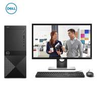 戴尔(Dell)V3671商用台 式电 脑套机19.5英寸(I3-9100/4G/1T+256SSD)