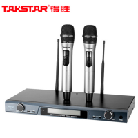 得胜(TAKSTAR)麦克风 X6 U段可调频无线麦克风 一拖二无线话筒