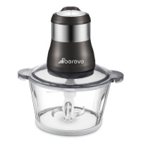 艾贝丽多功能小型电动不锈钢绞肉机大容量玻璃（SD-JR68）