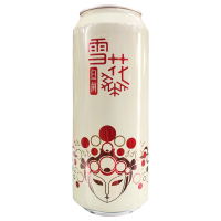 雪花脸谱花旦啤酒女脸易拉罐500ml×12听