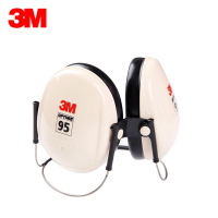 3M隔音耳罩H6B射击学习工作工地劳保隔音防护耳罩颈带式抗噪音