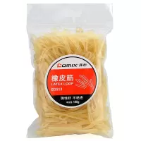 齐心(COMIX) B3513 乳胶圈天然橡皮筋胶圈 办公用品 100g/袋 单袋价格