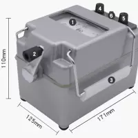 梅格牌兆欧表ZC-7 绝缘摇表2500V/2500MΩ绝缘电阻测试仪上海六表 手摇兆欧表 2500V/2500MΩ