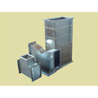 企购优品华润排烟管道HR-GD 400*400+支架及软连接+京博华兴止回阀EDW45