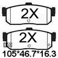 刹车片F风度A32；蓝鸟三代 2004；帕拉丁 风度MX6