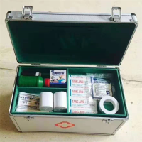 可孚家用药箱铝合金急救箱含药品 长330mm宽178mm高195mm 单位：个