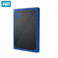 西部数据(WD) 1T USB3.0移动硬盘 固态PSSD My PassportGo钴蓝色 WDBMCG0010BBT
