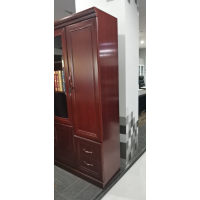 双门挂衣柜(单边玻璃门)+挂衣柜