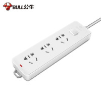 公牛(bull) GN-212 插座排插排插接线板插线板 总控 3孔 1.8米 单个价格