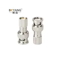 博扬 同轴连接器 BY-L9 L9公转BNC公头L9/BNC-JJ 2M两兆头(单个价,10个/包,按包起订)