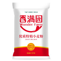 香满园 面粉 中筋面粉 家用小麦粉 5KG 包子饺子馒头饼手擀面 十斤