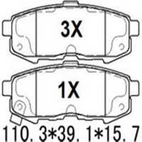 刹车片F马自达8 MPV