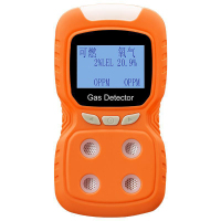 新利安 四合一气体检测仪有毒有害可燃氧气 CO H2S浓度报警器 PLT840 四合一(EX+O2+CO+H2S)