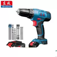 东成锂电钻DCJZ10-10E 12V双速正反转调速充电式手电钻套装（一把装）可定制