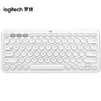 罗技(Logitech)K380无线超薄蓝牙键盘 白色(HD)