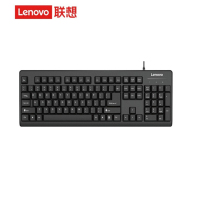 联想(lenovo)键盘 有线键盘 K4800S 电脑键盘 笔记本键盘黑色