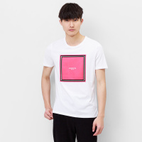 鄂尔多斯ERDOS春夏纯棉logo印花男式T恤