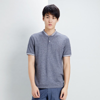 鄂尔多斯ERDOS春夏丝绵男士T恤