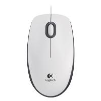 罗技(Logitech)M100r 光电鼠标 白色(HD)