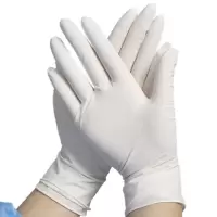 恒生医用PVC一次性灭菌橡胶手套7.5 单位:双