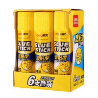 得力(deli) 6371 pvp无甲醛高粘度固体胶 20g/支 6支/盒 1盒价格