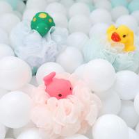 茶花 沐浴球搓澡巾洗澡球泡澡球搓澡儿童浴花球感温变色  K05001