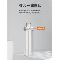 茶花tritan运动水杯男女塑料杯大容量简约便捷夏密封防漏随手水杯