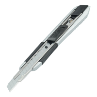 晨光(M&G) 9mm小号美工刀 ASS91359 裁纸刀/自动锁金属壁纸刀 (3把装)