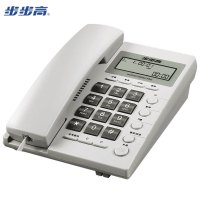 步步高（BBK）电话机座机 固定电话 办公家用 经久耐用 座式壁挂式双用HCD6082雅白