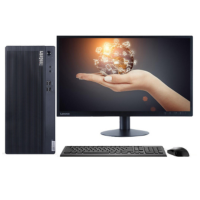 联想E77台式机 G6400 4.0G/4GB/1TB/内置扬声器/串并口/win10/180W电源/B460 21.5