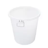 大白桶带盖加厚塑料水桶120L@