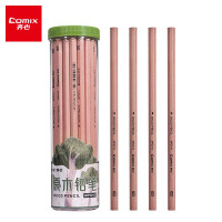 齐心(COMIX) MP2013 原木铅笔 HB 30支/筒 单筒价格