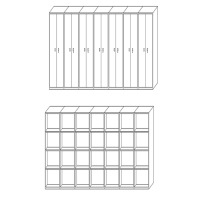 锐宁 定制密集柜 2300*900*650CM