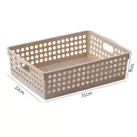 茶花2896塑料收纳筐方框 大号 10个一组