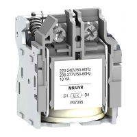 施耐德电气NSX塑壳断路器附件 LV429387 电压脱扣线圈