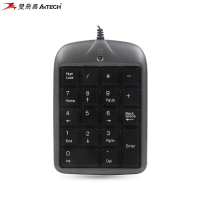 双飞燕(A4TECH)TK-5有线键盘 办公键盘 数字键盘 笔记本数字小键盘 黑色