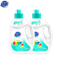 超能新品花漾护色洗衣液家庭装2kg*2瓶(CN-XYY-HYHS-2KG*2)