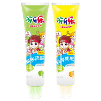 伢牙乐儿童营养牙膏香橙小斗士40g+苹果小勇士40g (YG-XCXDSGSS-40G-ZH1)