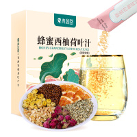 青源堂牌蜂蜜西柚荷叶汁蜂蜜新鲜西柚干搭蜂蜜柚子茶非荷叶冬瓜茶120克
