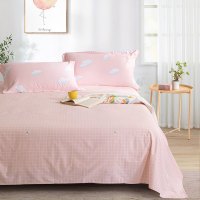 水星家纺 水星全棉印花床单 全棉床单单件单双人学生宿舍印花床单 璇华 230X245cm