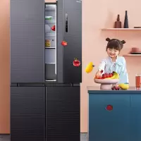 美 的 503升家用四开门 冰 箱 BCD-503WSPZM(E)