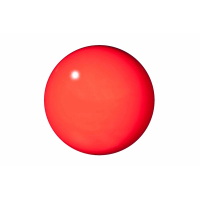 儿童艺术体操球15cm荧光红