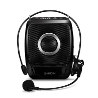 十度(ShiDu) S519扩音器大功率 教师教学便携教师导游扩音机 经典黑(HD)