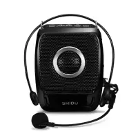 十度(ShiDu) S519扩音器大功率 教师教学便携教师导游扩音机 经典黑(HD)