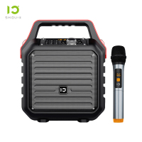 十度(ShiDu)H3 广场舞音响 大功率无线话筒K歌音响 户外便携手提蓝牙音箱 无线扩音器 经典黑(HD)