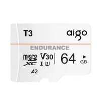 爱国者(aigo)64GB TF(MicroSD)存储卡 T3