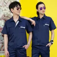 祥泰 短袖涤棉防静电工作服 带航标 180码(单位:套)