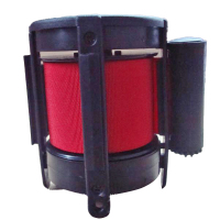 黑色伸缩栏杆头+酒红色2M带子 定制5天交货